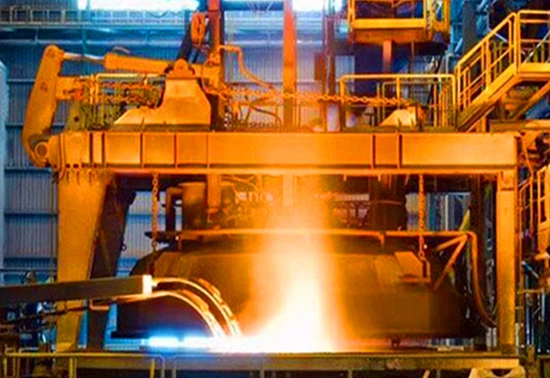 5.What are steel making furnaces made of?