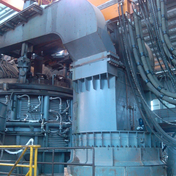 electric arc furnace charging