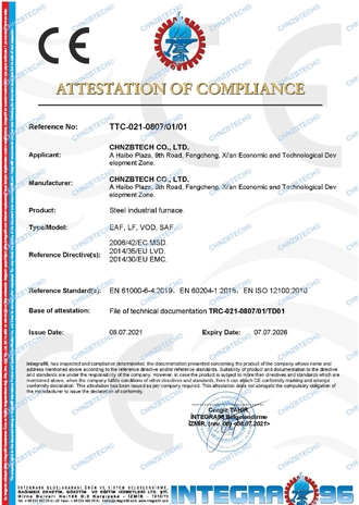 ce certificate chnzbtech