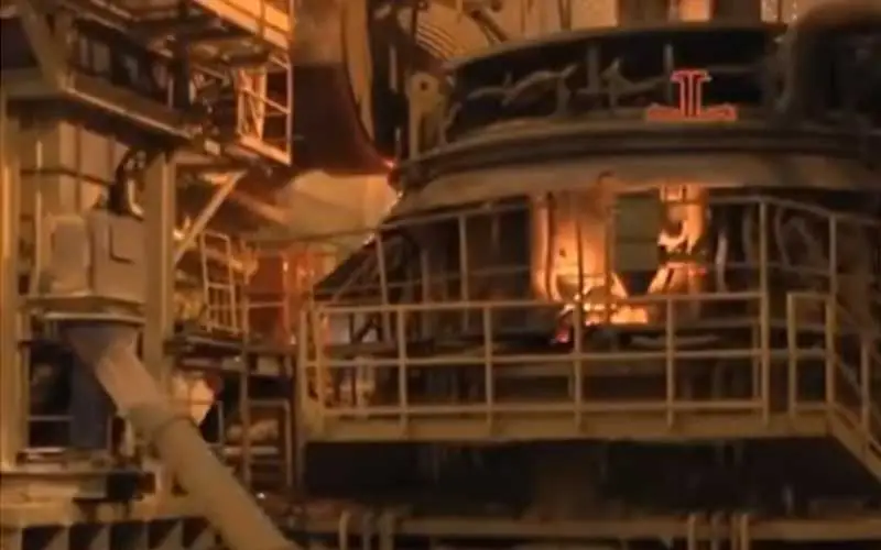 TOP ELECTRIC ARC FURNACE EAF CHARGING VIDEO