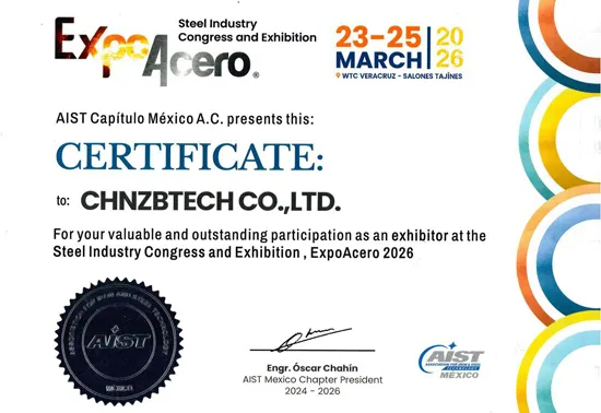 CHNZBTECH Showcases Turnkey Metallurgical Solutions at Expo Acero 2026 in Mexico